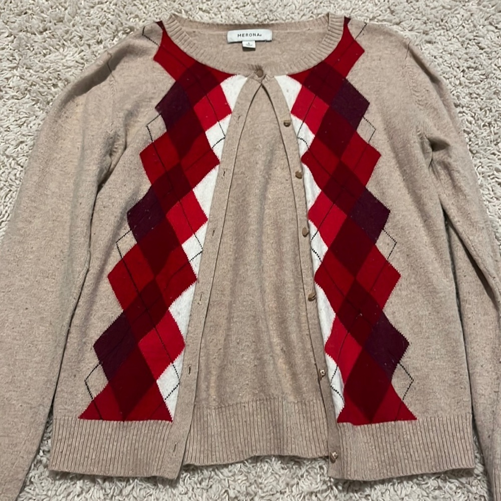 Cream cardigan